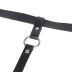 SUBBLIME - LEDERKETTEN-BEINHARNESS SCHWARZ EINE GRÖSSE - Vanelion Paradise