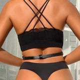 SUBBLIME - BRUSTHARNESS LEDERKETTEN SCHWARZ EINHEITSGRÖSSE - Vanelion Paradise