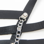 Subblime Korsett-Harness Schwarz mit Kettendetail – One Size - Vanelion Paradise