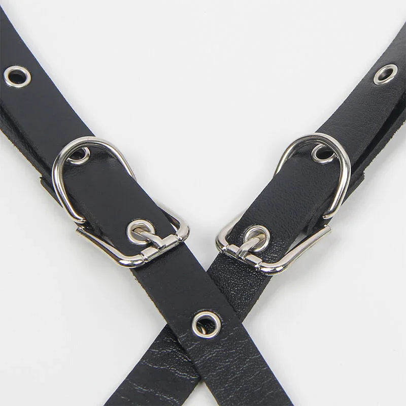 SUBBLIME - HARNESS MIT RIEMEN UND KETTE ??DETAILS EINE GRÖSSE - Vanelion Paradise