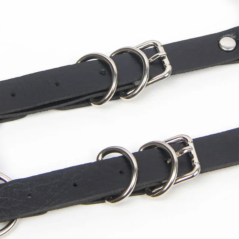 SUBBLIME - HARNESS MIT RIEMEN UND KETTE ??DETAILS EINE GRÖSSE - Vanelion Paradise