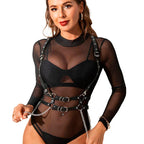 SUBBLIME - HARNESS MIT RIEMEN UND KETTE ??DETAILS EINE GRÖSSE - Vanelion Paradise