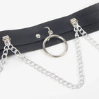 Subblime Harness-Gürtel & Strumpfband – Schwarz, Ketten & Ringe (One Size) - Vanelion Paradise