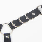 Subblime Harness-Gürtel & Strumpfband – Schwarz, Ketten & Ringe (One Size) - Vanelion Paradise