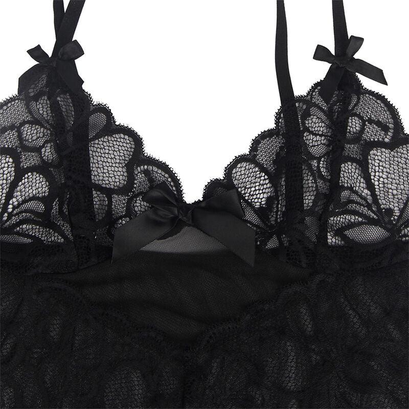 Subblime Babydoll Schwarz S/M – Spitze & Schleife - Vanelion Paradise