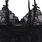 Subblime Babydoll Schwarz S/M – Spitze & Schleife - Vanelion Paradise