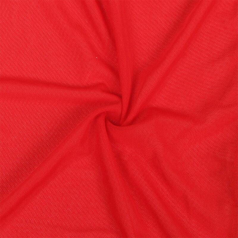 SUBBLIME - TRANSPARENTER STOFFMANTEL MIT SPITZENDETAIL ROT S/M - Vanelion Paradise