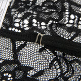 SUBBLIME - POLIZEIKOSTÜM MIT SPITZE SCHWARZ S/M - Vanelion Paradise