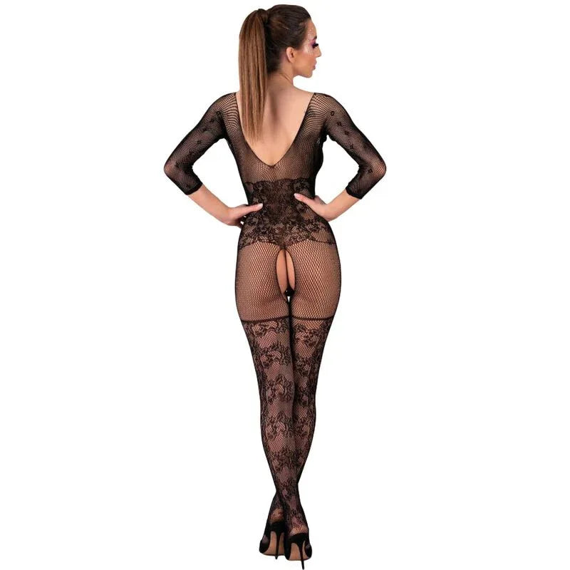 LIVCO CORSETTI FASHION - CELDON BODYSTOCKING MIT SCHRITTFREIEN SCHWARZ EINE GRÖSSE - Vanelion Paradise