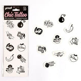 SECRET PLAY - SET MIT 10 TEMPORREN TATTOOS AUS DER SPICY COLLECTION - Vanelion Paradise
