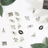 SECRET PLAY - SET MIT 10 TEMPORREN TATTOOS AUS DER CANDY COLLECTION - Vanelion Paradise
