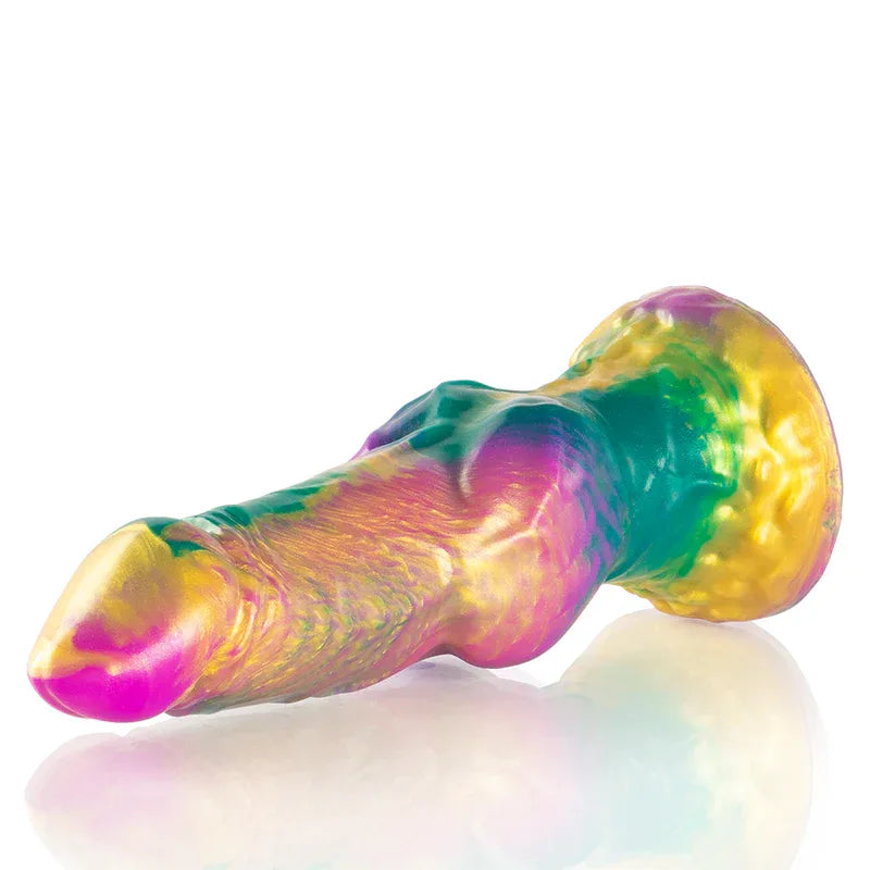 EPIC - IRIS DILDO MIT REGENBOGENFARBENEN HODEN DER VERGNÜGUNG - Vanelion Paradise