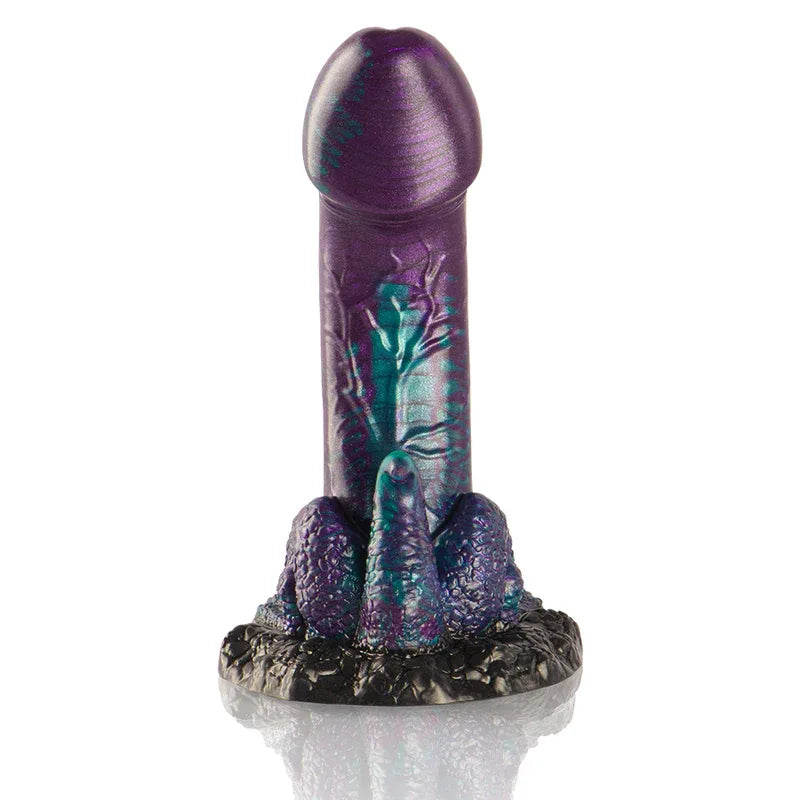 EPIC - BASILISK DILDO DOPPELT SCHUPPIG VERGNÜGEN, KLEINE GRÖSSE - Vanelion Paradise