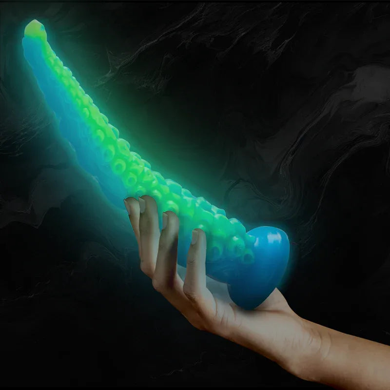 EPIC - SCYLLA FLUORESZIERENDER DÜNNER TENTAKEL-DILDO, GROSSE GRÖSSE - Vanelion Paradise
