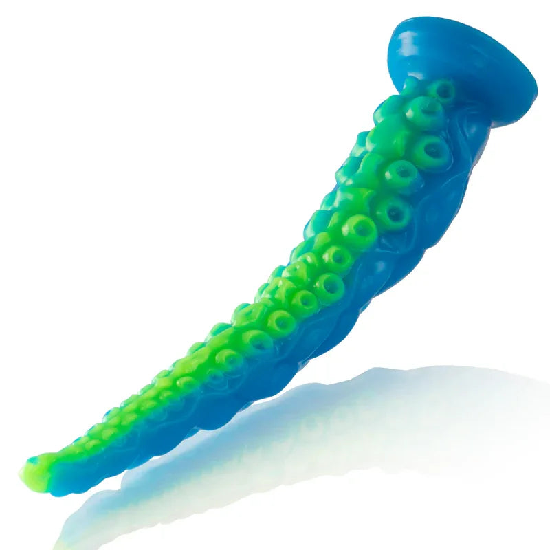 EPIC - SCYLLA FLUORESZIERENDER DÜNNER TENTAKEL-DILDO, GROSSE GRÖSSE - Vanelion Paradise