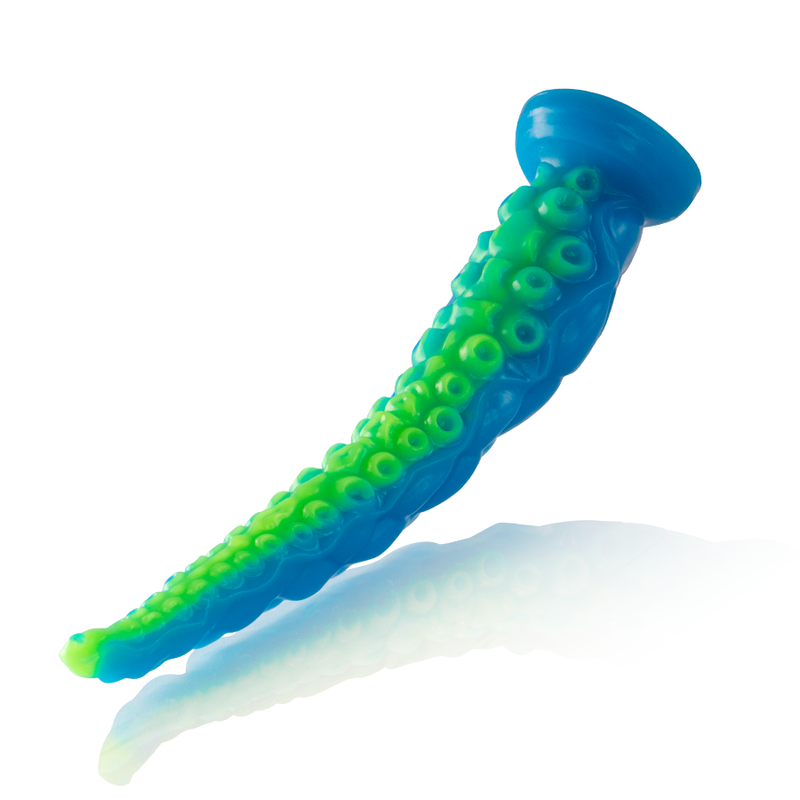 EPIC - SCYLLA FLUORESZIERENDER DÜNNER TENTAKEL-DILDO, KLEINE GRÖSSE