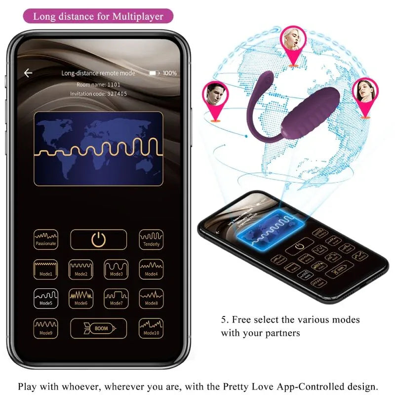 PRETTY LOVE - CASPER LILA WIEDERAUFLADBARES VIBRIERENDES EI - Vanelion Paradise