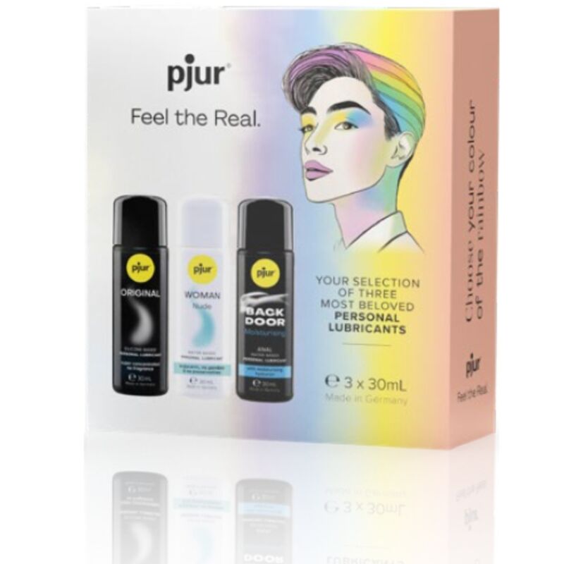 PJUR - PRIDE SET PREMIUM GLEITMITTEL 3 X 30 ML