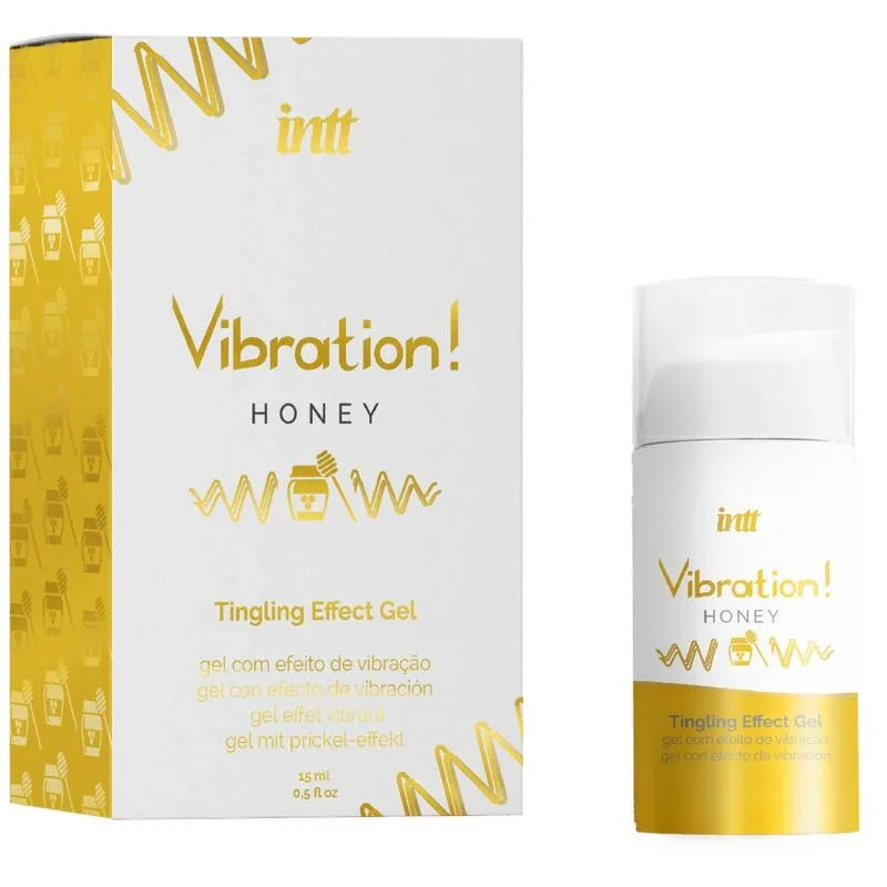 INTT Vibration! Honey – Vibrierendes Intimgel mit Honiggeschmack - Vanelion Paradise