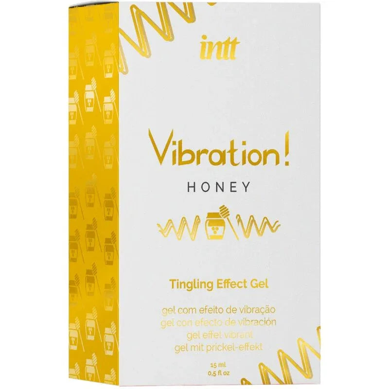 INTT Vibration! Honey – Vibrierendes Intimgel mit Honiggeschmack - Vanelion Paradise