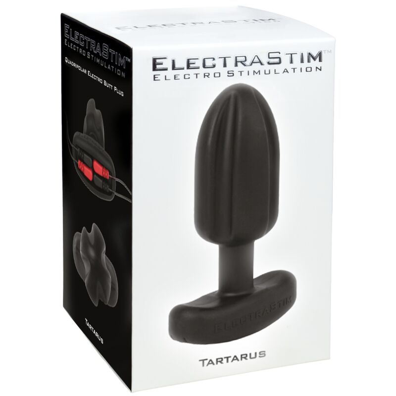 ELECTRASTIM - TARTARUS ANAL PLUG QUADRIPOLAR SILIKON SCHWARZ