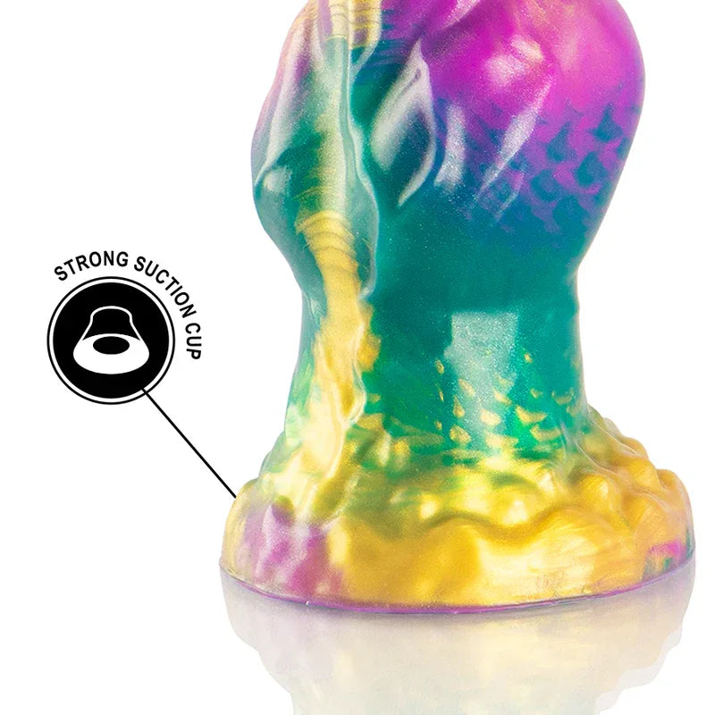 EPIC - IRIS DILDO MIT REGENBOGENFARBENEN HODEN DER VERGNÜGUNG - Vanelion Paradise