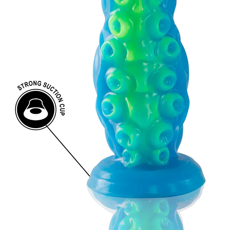 EPIC - SCYLLA FLUORESZIERENDER DÜNNER TENTAKEL-DILDO, GROSSE GRÖSSE - Vanelion Paradise