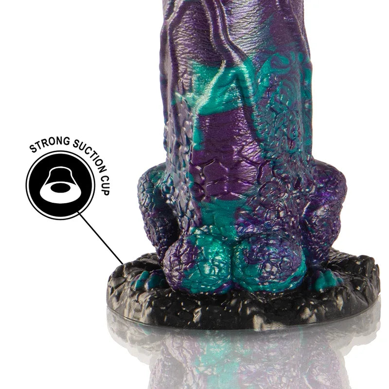 EPIC - BASILISK DILDO DOPPELT SCHUPPIG VERGNÜGEN, GROSSE GRÖSSE - Vanelion Paradise