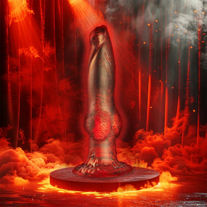 EPIC - PROMETHEUS DILDO TITAN IN FLAMES WIEDERAUFLADBARE FERNBEDIENUNG - Vanelion Paradise