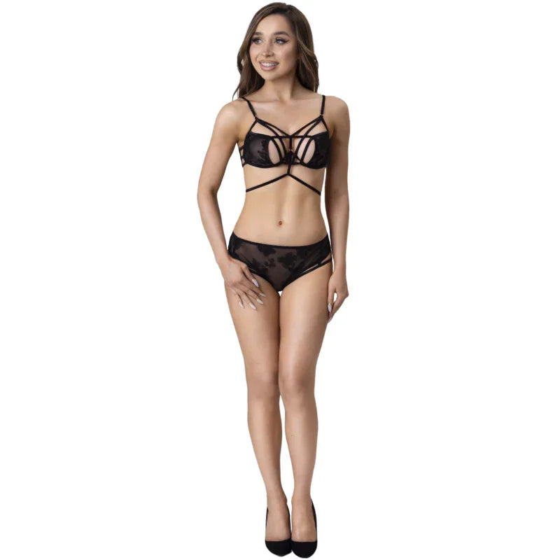LIVCO CORSETTI FASHION - ELIANA LC 90688 BH + HÖSCHEN-SET S/M - Vanelion Paradise