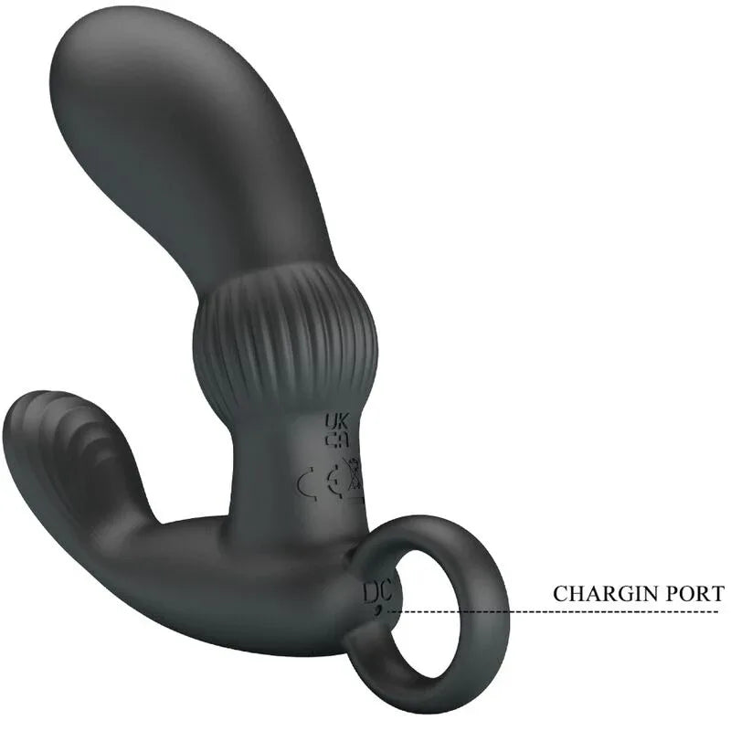 PRETTY LOVE Cayla Prostata Vibrator – 12 Funktionen, Schwarz - Vanelion Paradise