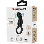 PRETTY LOVE - WARREN BLACK ANALRING & VIBRATOR - Vanelion Paradise
