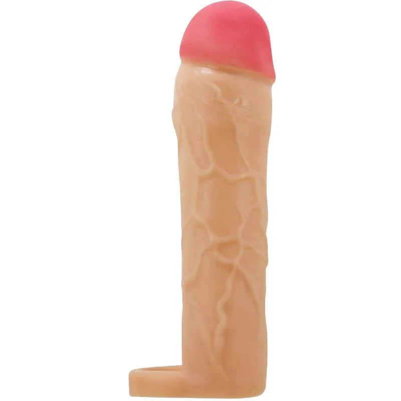 PRETTY LOVE Hani Penisverlängerung mit Hodenring – Silikon, Stimulierende Noppen - Vanelion Paradise