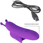 Pretty Love Snail – Lila Fingerstimulator mit 10 Funktionen - Vanelion Paradise