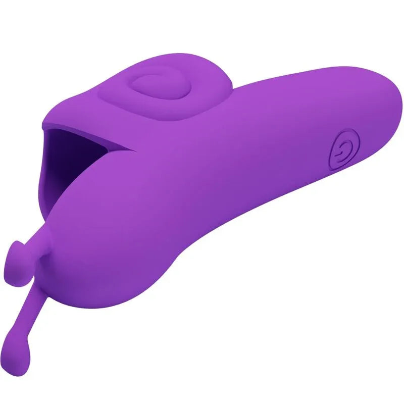 Pretty Love Snail – Lila Fingerstimulator mit 10 Funktionen - Vanelion Paradise