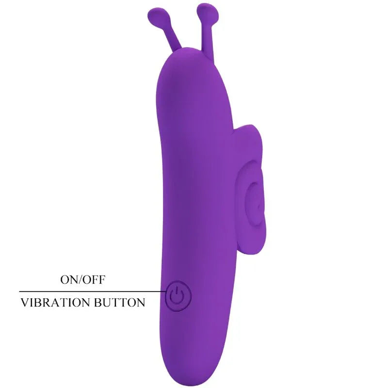 Pretty Love Snail – Lila Fingerstimulator mit 10 Funktionen - Vanelion Paradise