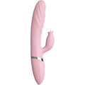 ARMONY - VIBRATOR & STOßUNG MIT ROSA WRMEEFFEKT-ZUNGE - Vanelion Paradise