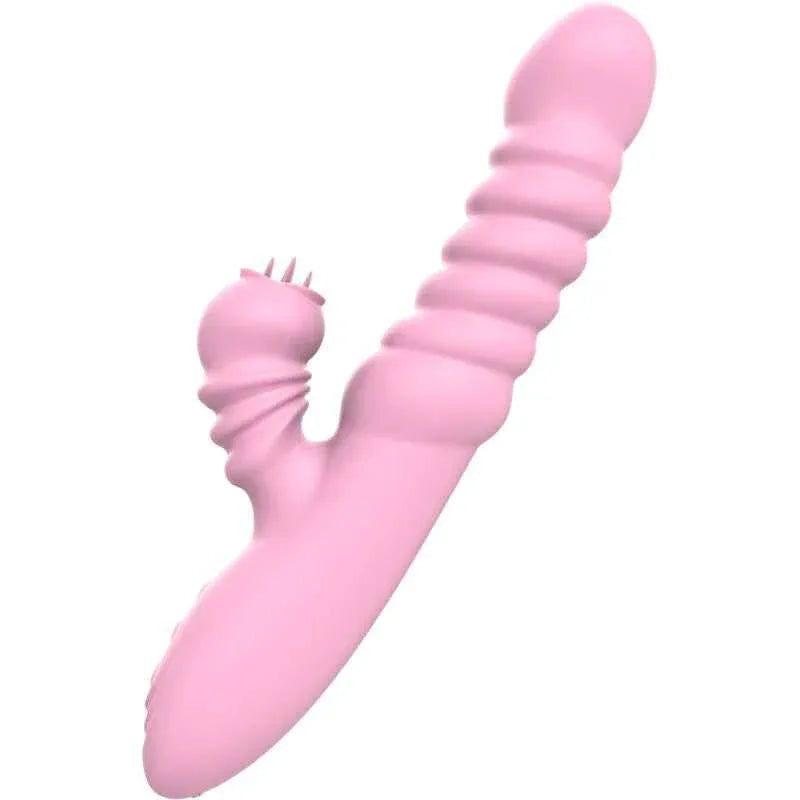 ARMONY - MULTIFUNKTIONSVIBRATOR MIT STIMULIERENDER ZUNGE, WÄRMEEFFEKT, ROSA - Vanelion Paradise
