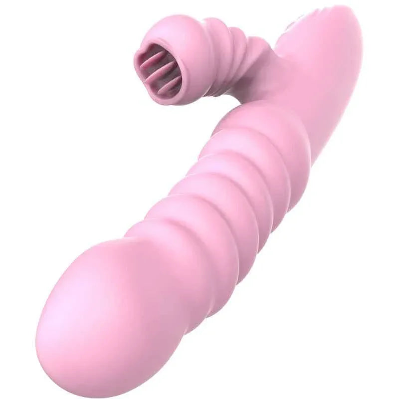 ARMONY - MULTIFUNKTIONSVIBRATOR MIT STIMULIERENDER ZUNGE, WÄRMEEFFEKT, ROSA - Vanelion Paradise
