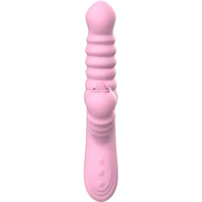 ARMONY - MULTIFUNKTIONSVIBRATOR MIT STIMULIERENDER ZUNGE, WÄRMEEFFEKT, ROSA - Vanelion Paradise