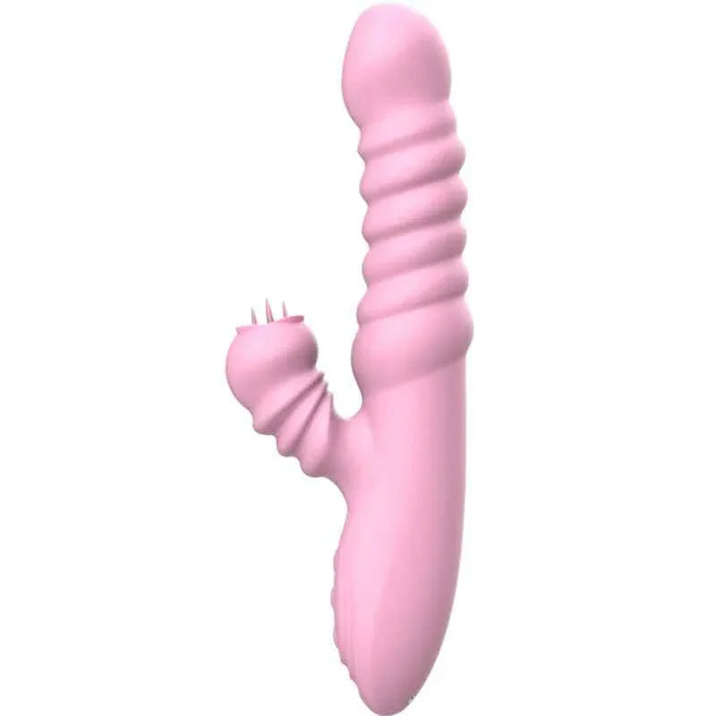 ARMONY - MULTIFUNKTIONSVIBRATOR MIT STIMULIERENDER ZUNGE, WÄRMEEFFEKT, ROSA - Vanelion Paradise