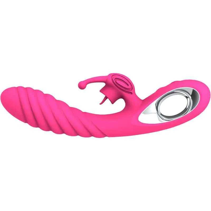 ARMONY - VICKY RABBIT VIBRATOR MIT FUCHSIA-ZUGRINGZUNGE - Vanelion Paradise