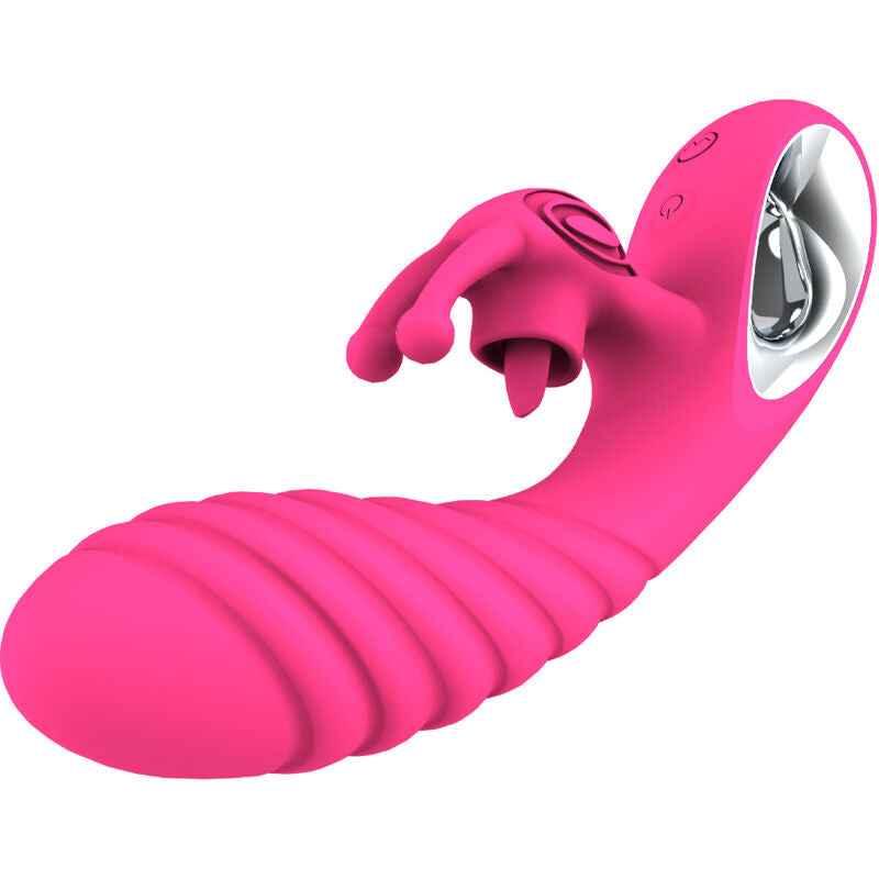 ARMONY - VICKY RABBIT VIBRATOR MIT FUCHSIA-ZUGRINGZUNGE - Vanelion Paradise