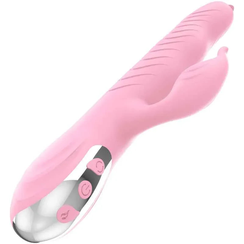 ARMONY - MARCIA-VIBRATOR & STOßENDER DOPPELZUNGE-WRMEEFFEKT ROSA - Vanelion Paradise