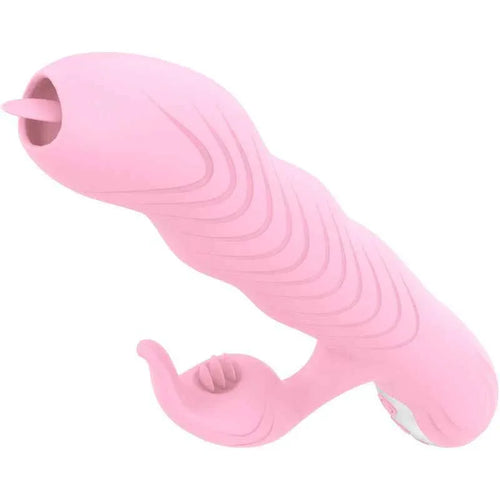 ARMONY - MARCIA-VIBRATOR & STOßENDER DOPPELZUNGE-WRMEEFFEKT ROSA - Vanelion Paradise