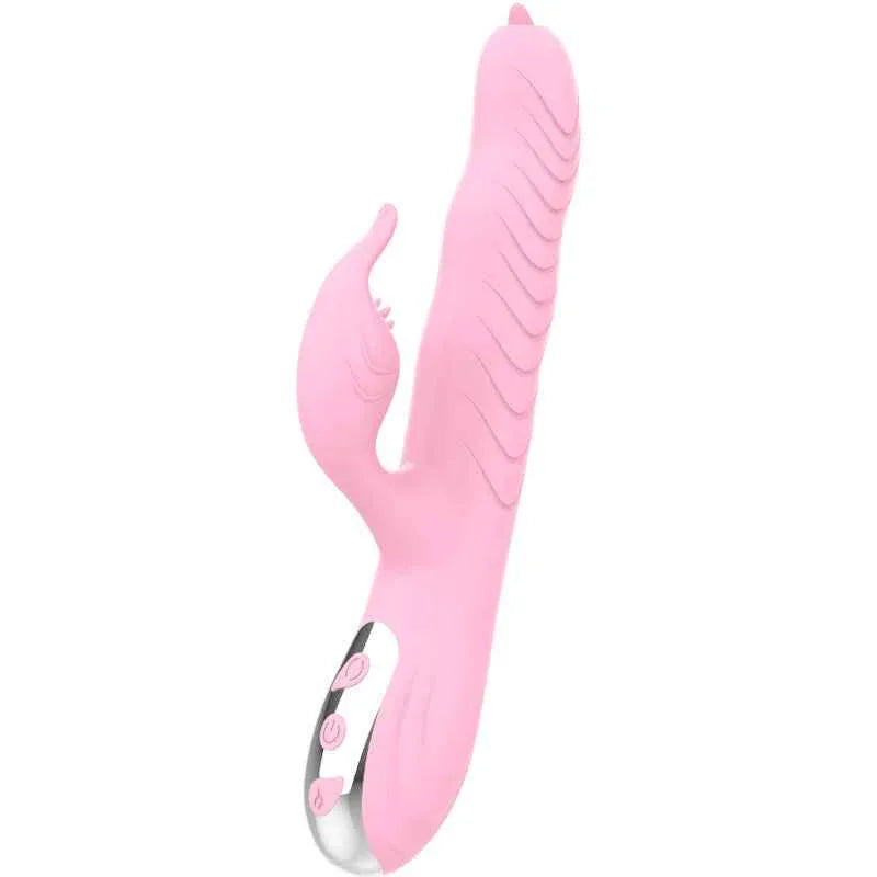 ARMONY - MARCIA-VIBRATOR & STOßENDER DOPPELZUNGE-WRMEEFFEKT ROSA - Vanelion Paradise
