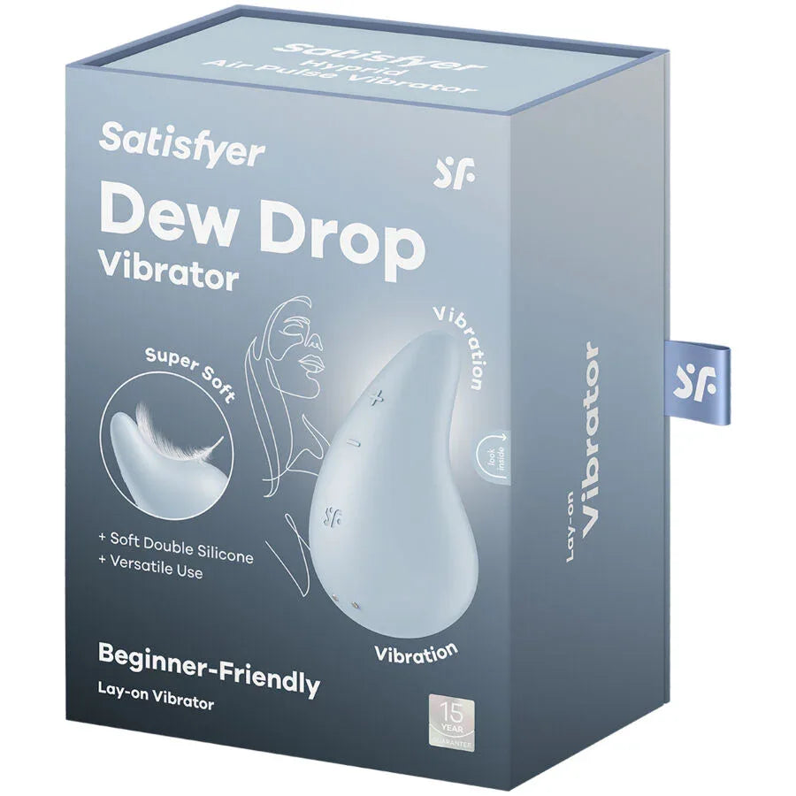 SATISFYER - DEW DROP VIBRATOR AUFLEGEN WEISS - Vanelion Paradise