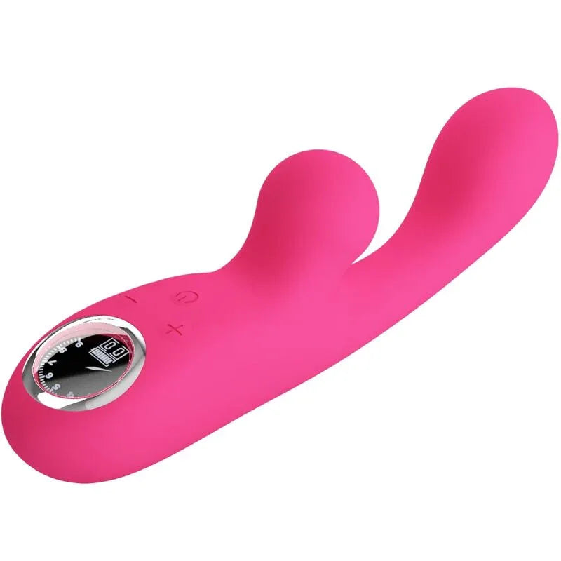 Pretty Love Skylar – Vibrator mit Klitoris-Stimulator & 30 Funktionen, Rosa - Vanelion Paradise