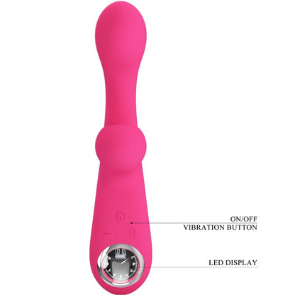 PRETTY LOVE - SKYLAR STIMULATOR VIBRATOR ROSA