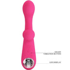 Pretty Love Skylar – Vibrator mit Klitoris-Stimulator & 30 Funktionen, Rosa - Vanelion Paradise